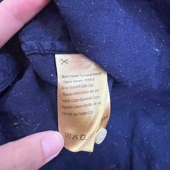 Scotch & Soda Men’s Blue Dot Spot Pattern 100% Cotton Long Sleeve Shirt Size L - Picture 8 of 8